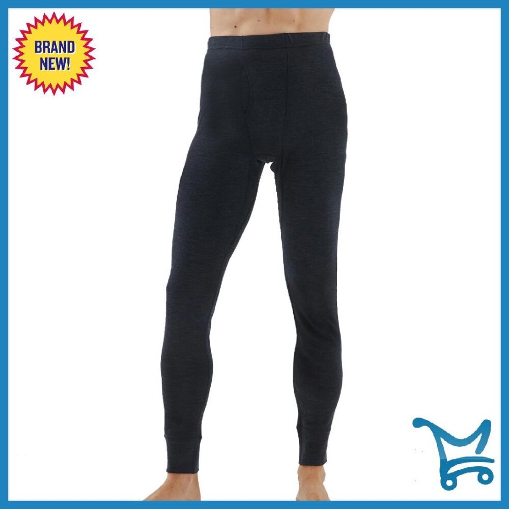 100% Merino Wool Thermal Base Layer Long Johns for Men Hunting Hiking